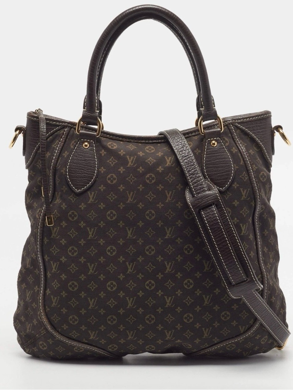 Louis Vuitton Monogram Canvas Shoulder Bag in Brown